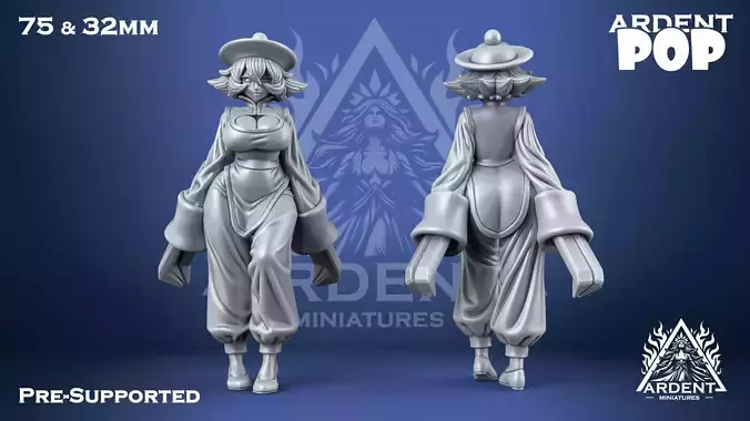 Vampire Hunter Jiangshi Ardent POP 003 32mm and 75mm