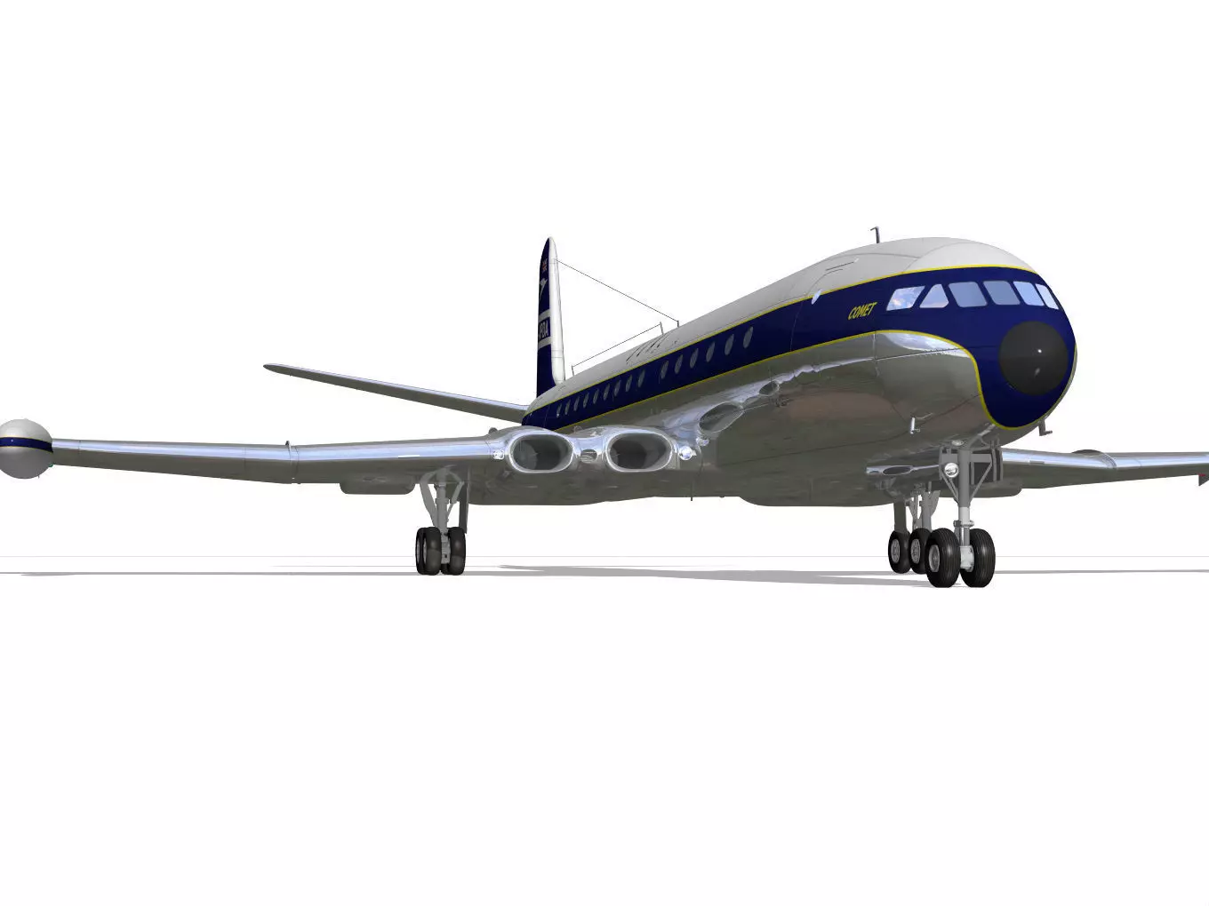 de Havilland DH106 Comet MkIV 3D model_8