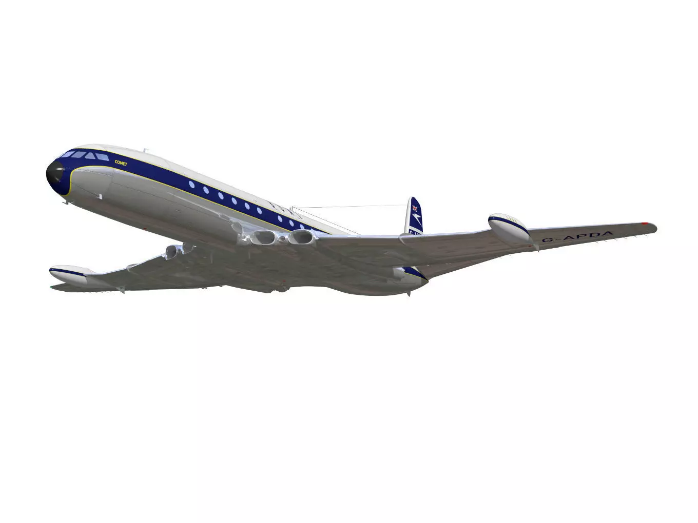 de Havilland DH106 Comet MkIV 3D model_4