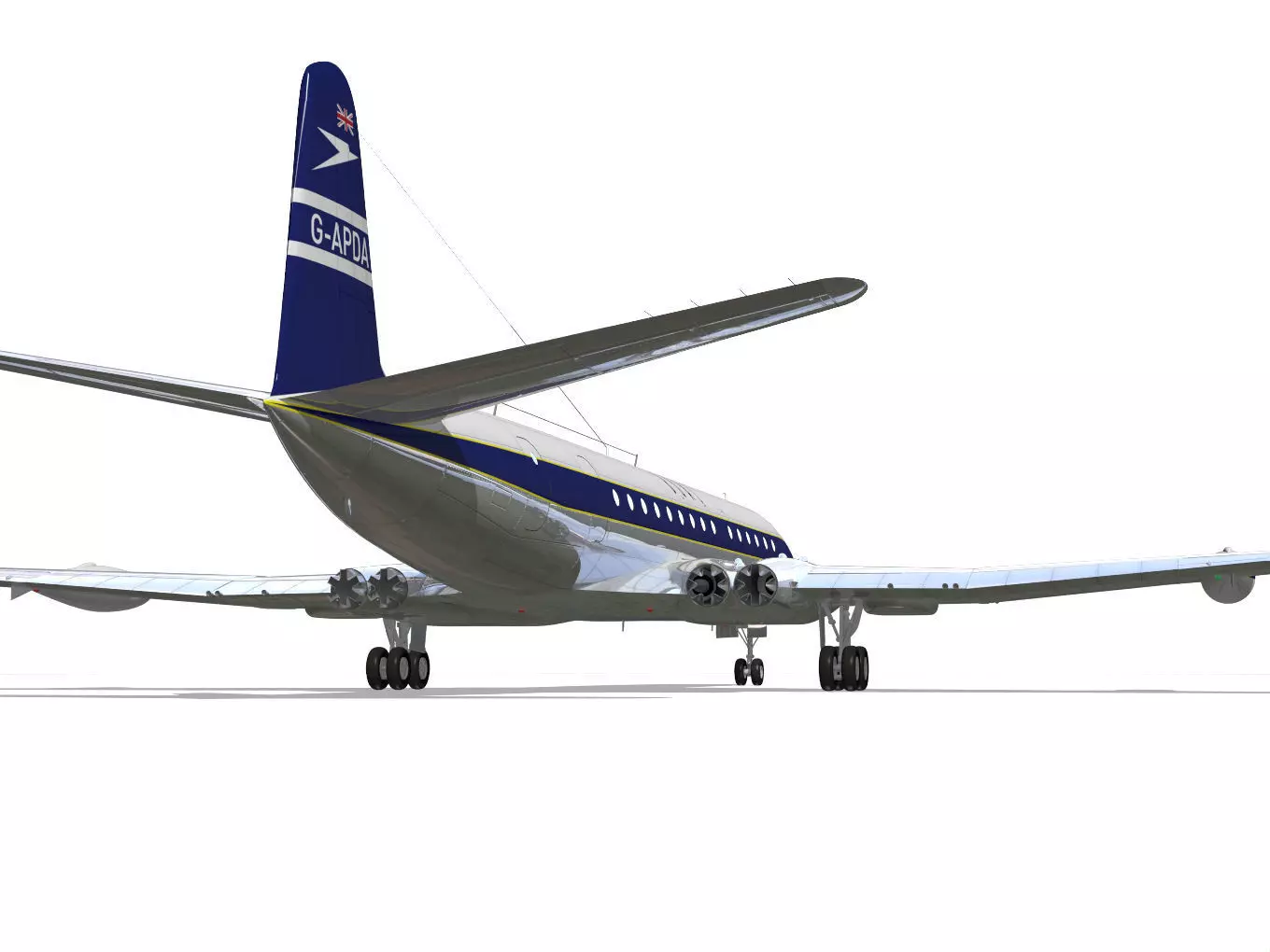 de Havilland DH106 Comet MkIV 3D model_9