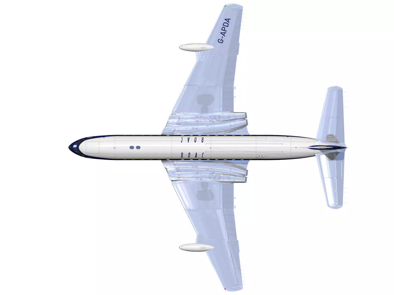 de Havilland DH106 Comet MkIV 3D model_14