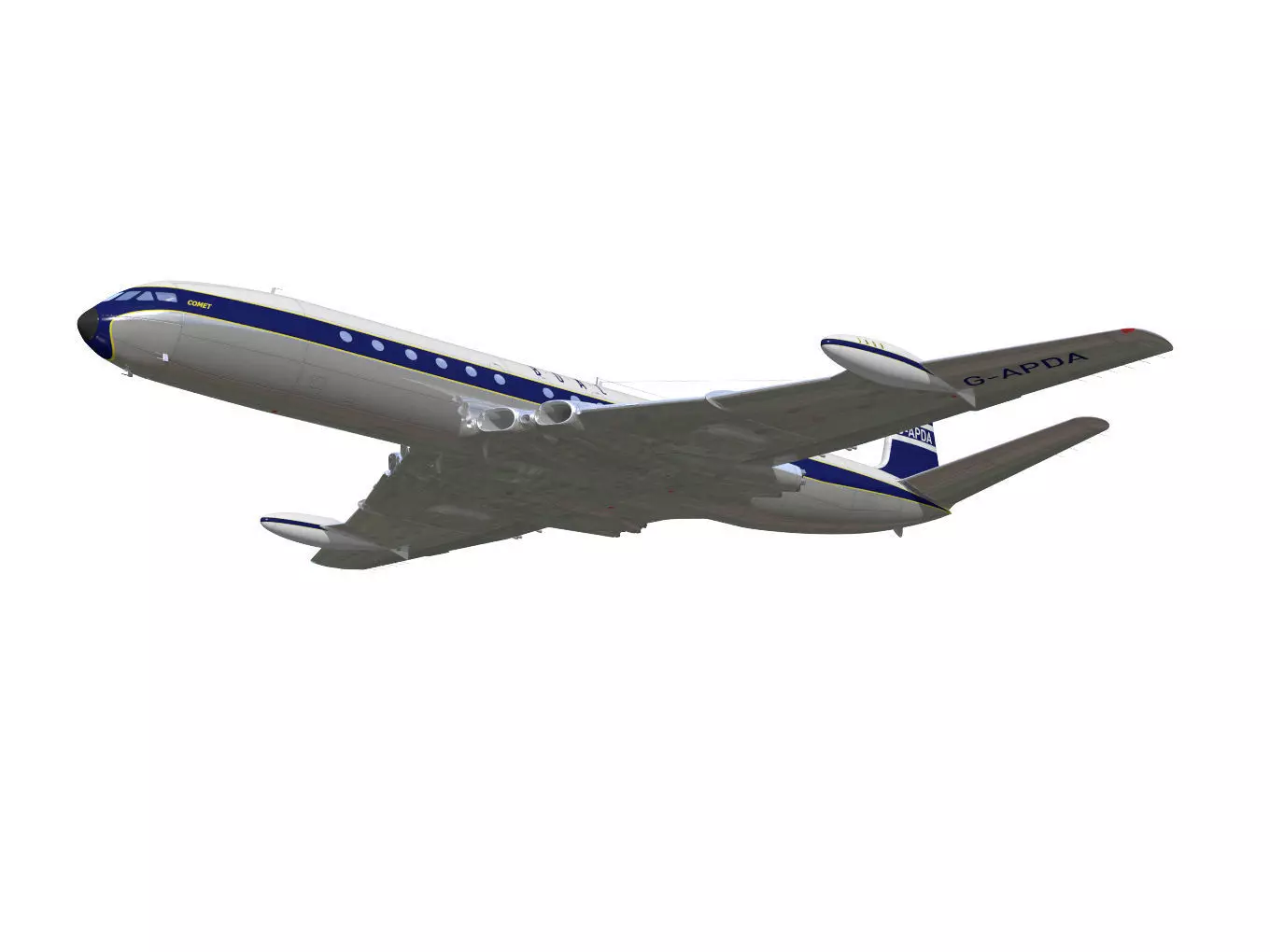 de Havilland DH106 Comet MkIV 3D model_3