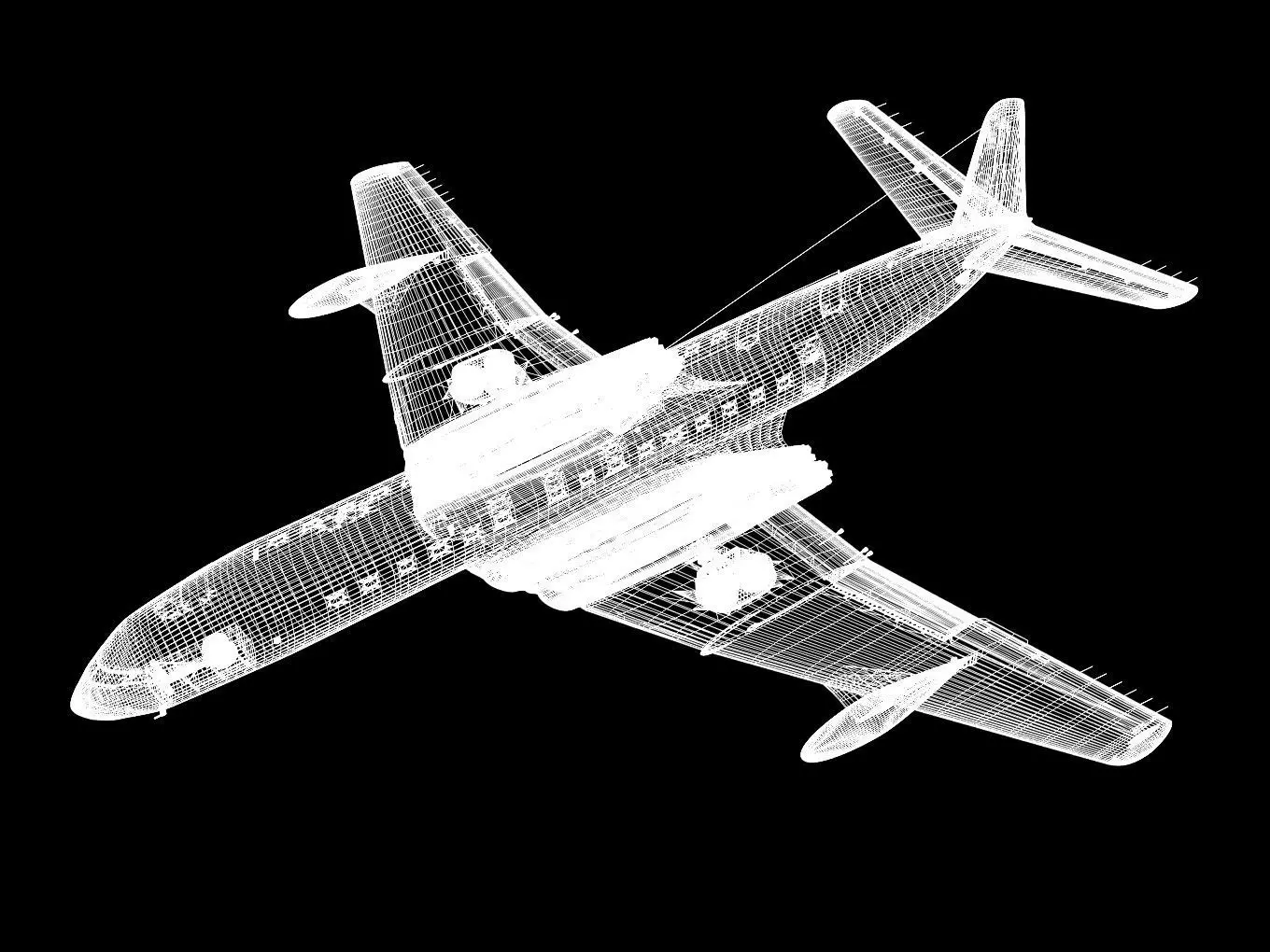 de Havilland DH106 Comet MkIV 3D model_17