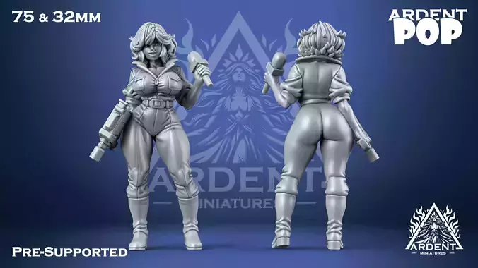 TMNT April Oneil Ardent POP 005 32mm and 75mm