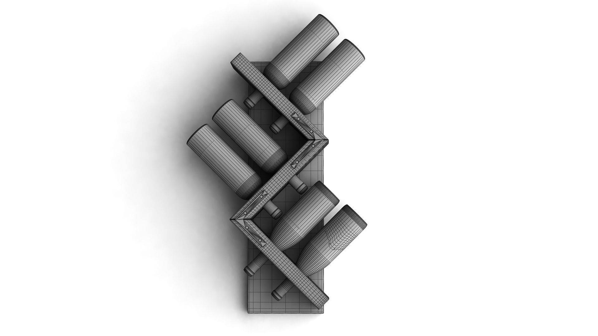 Wine Rack 1 3D model_7