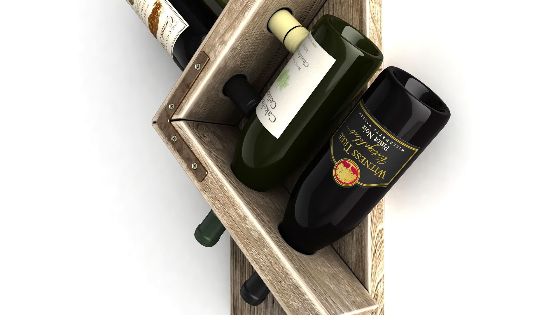 Wine Rack 1 3D model_2
