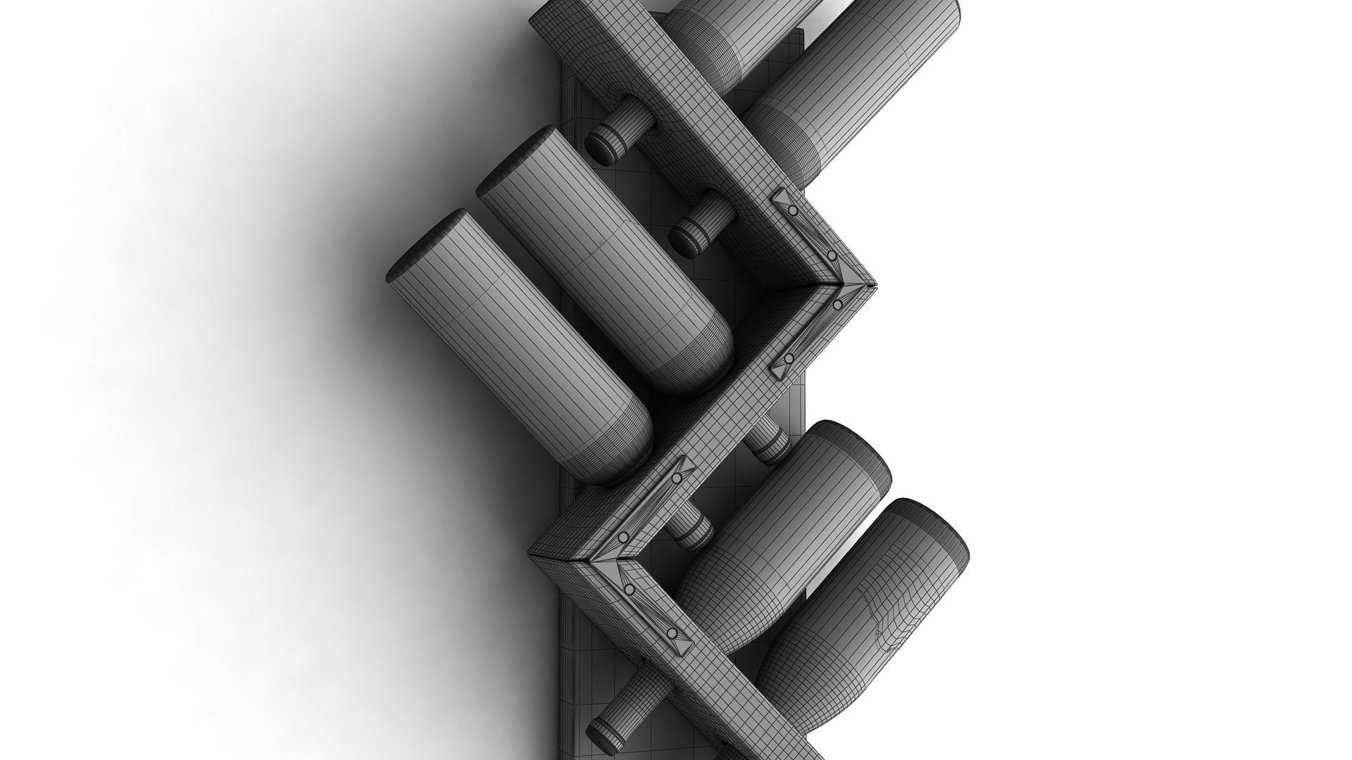 Wine Rack 1 3D model_9