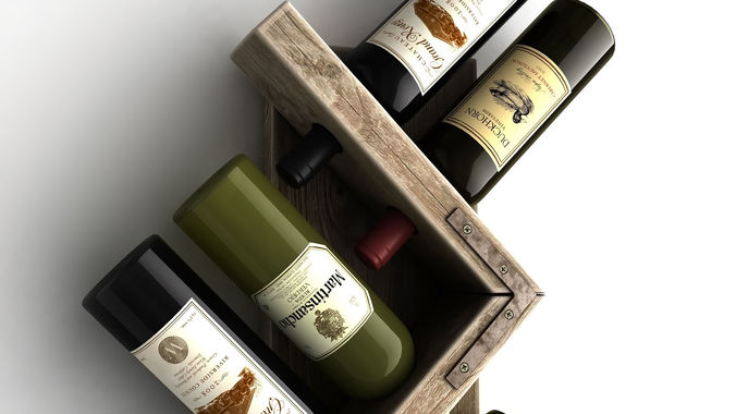 Wine Rack 1 3D model