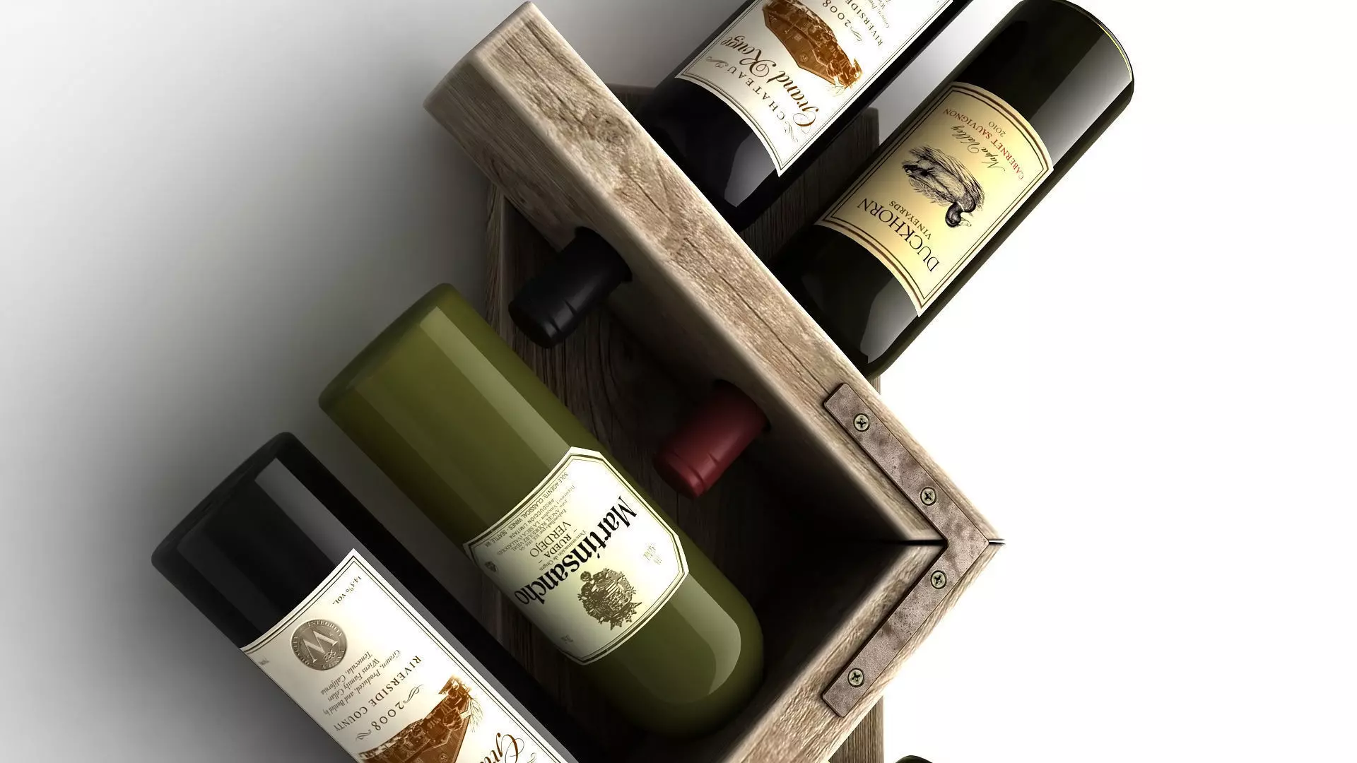 Wine Rack 1 3D model_0