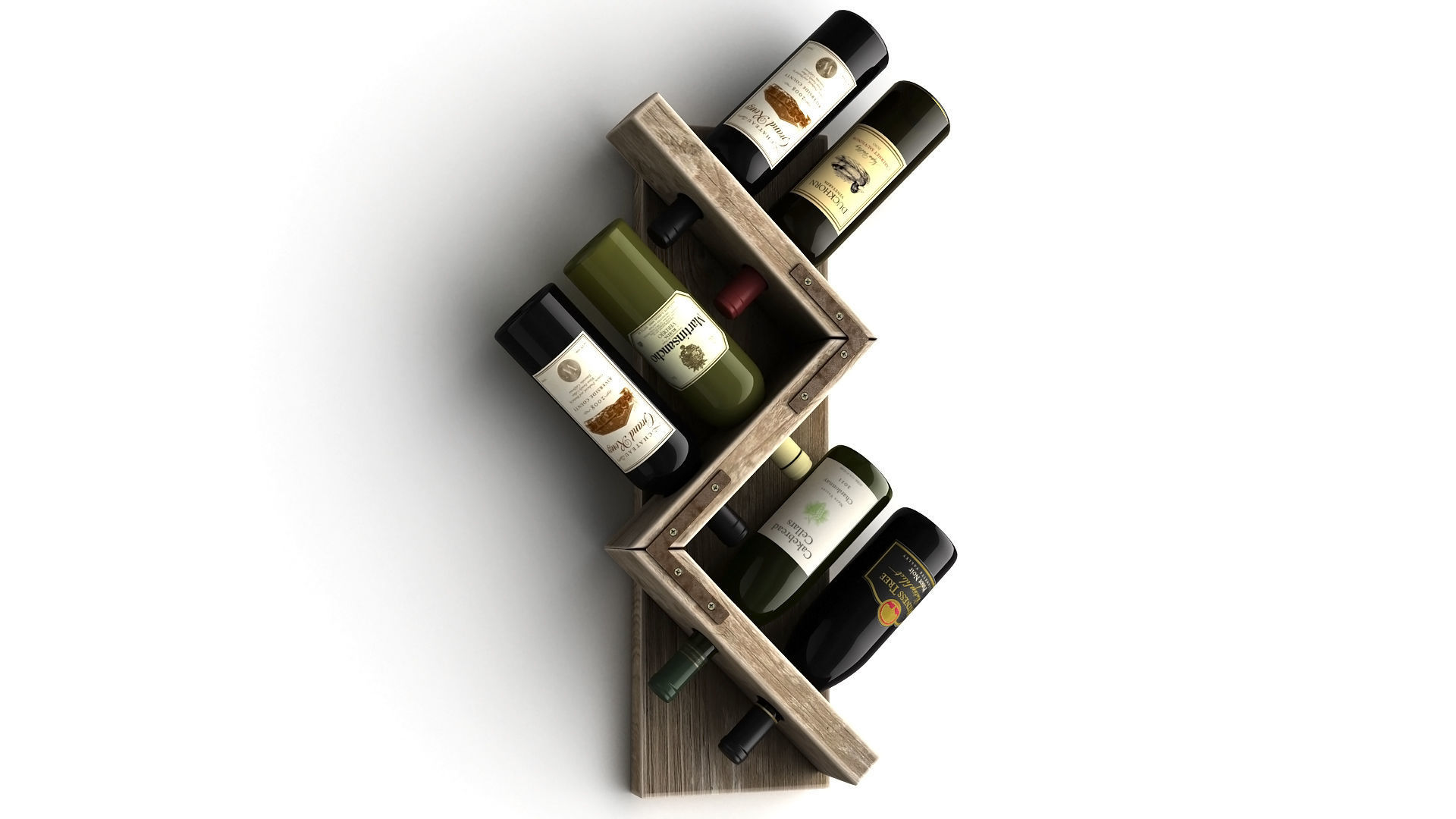 Wine Rack 1 3D model_5