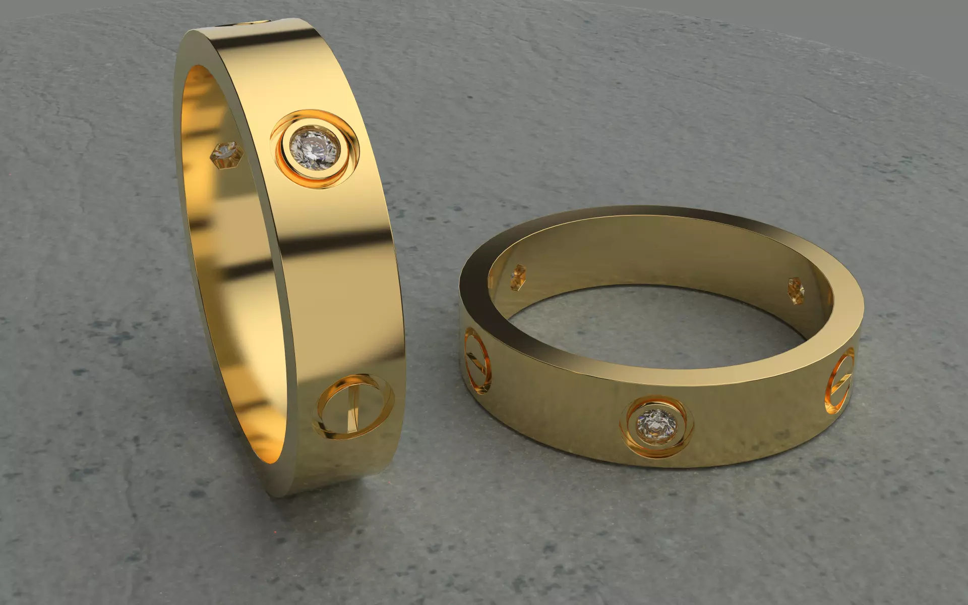 Ring Love 3D print model_0