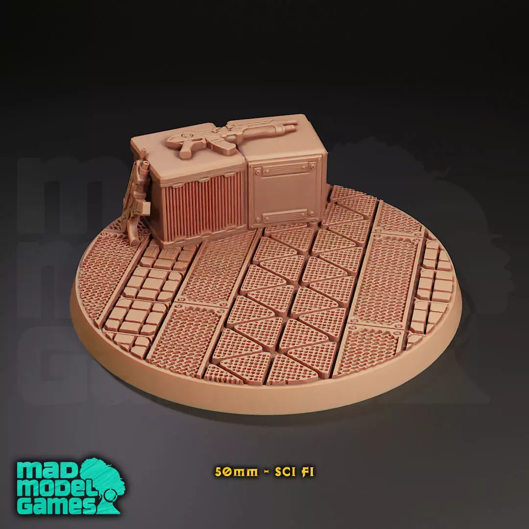 50mm Bases - 10 - Group B - DND character bases 3D print model_6