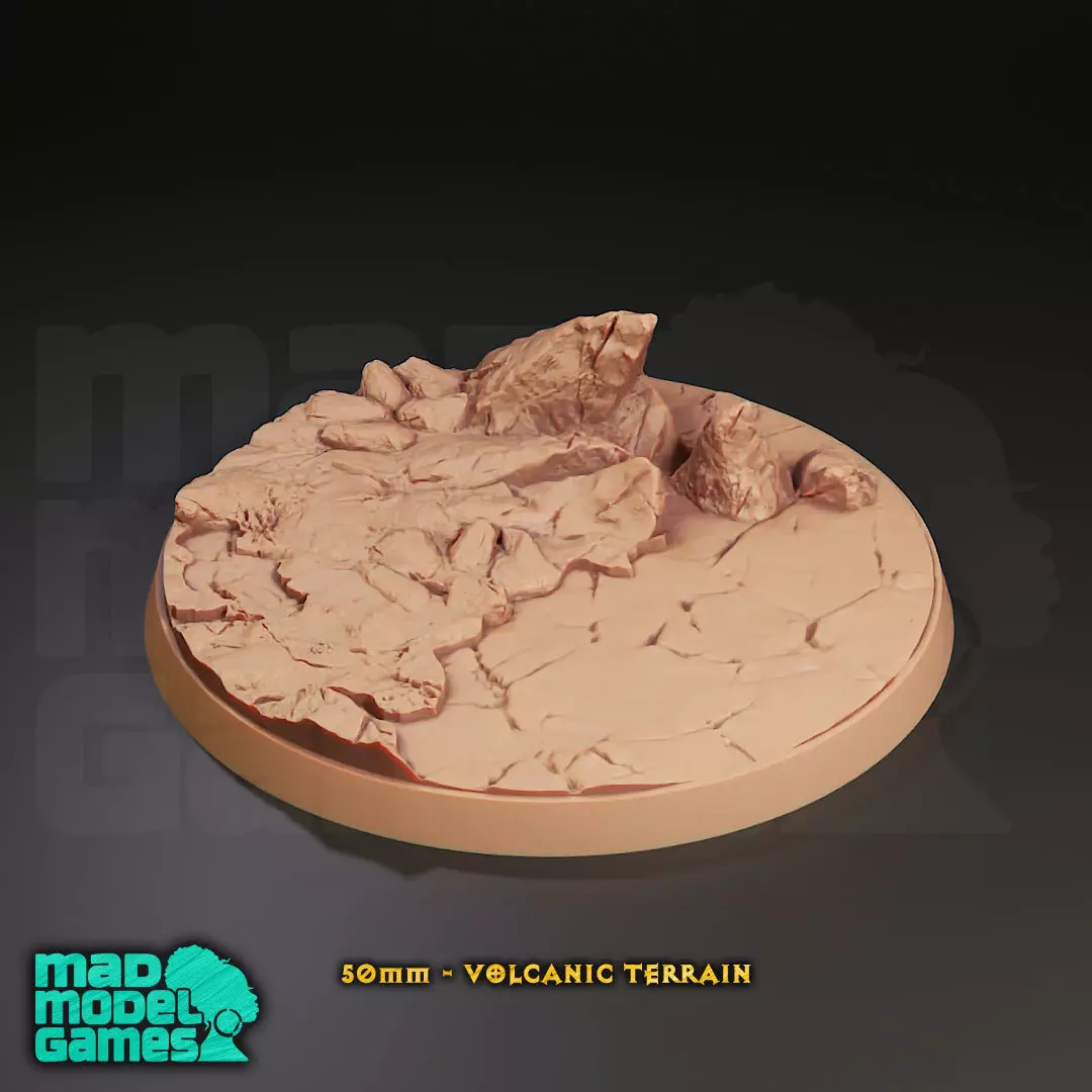 50mm Bases - 10 - Group B - DND character bases 3D print model_10