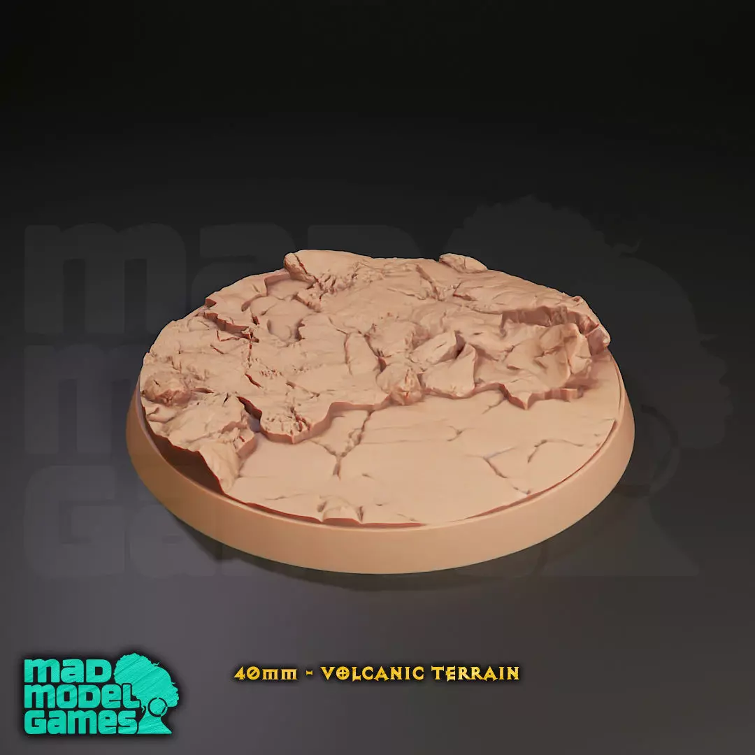 40mm Bases - 10 - Group B - DND character bases 3D print model_10