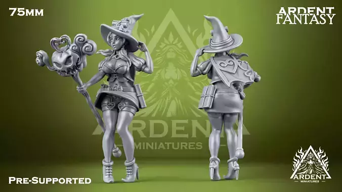 Mage Apprentice Ardent Fantasy 001 75mm