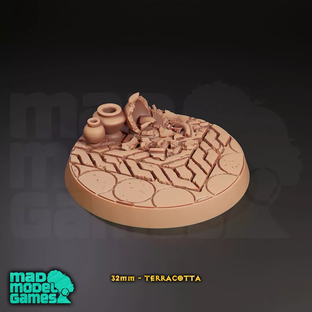 32mm Bases - 10 - Group B - DND character bases 3D print model_9