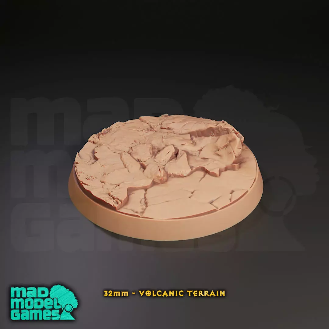 32mm Bases - 10 - Group B - DND character bases 3D print model_10