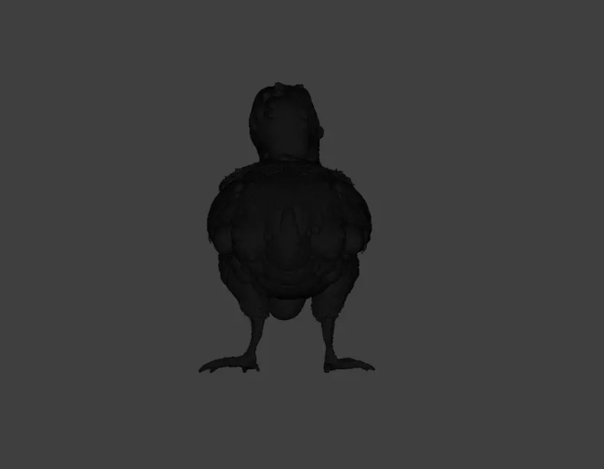 Twisted Bird Low-poly 3D model_25