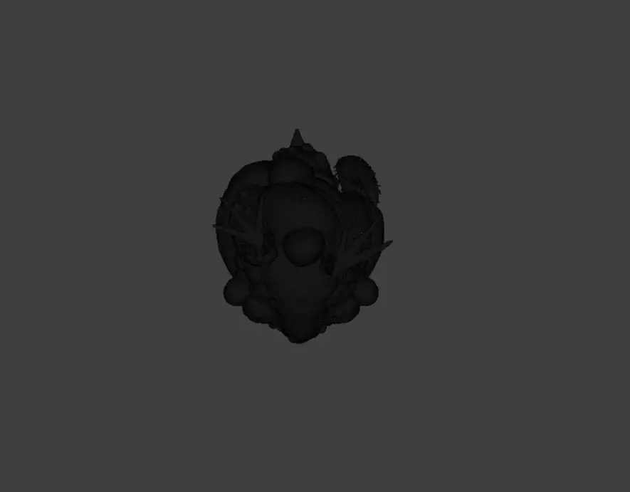 Twisted Bird Low-poly 3D model_28