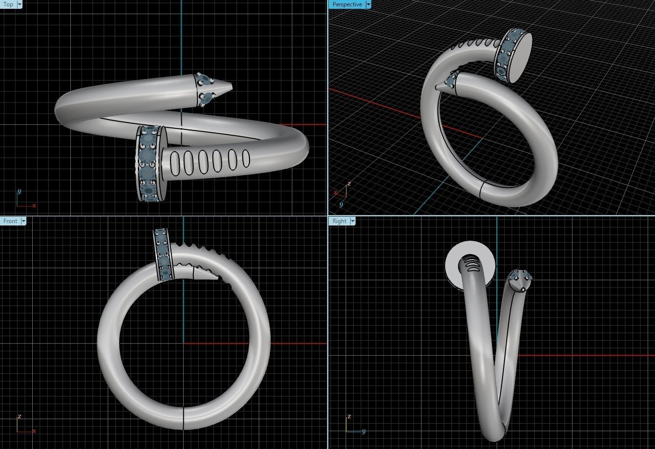 Ring 103 3D print model_2