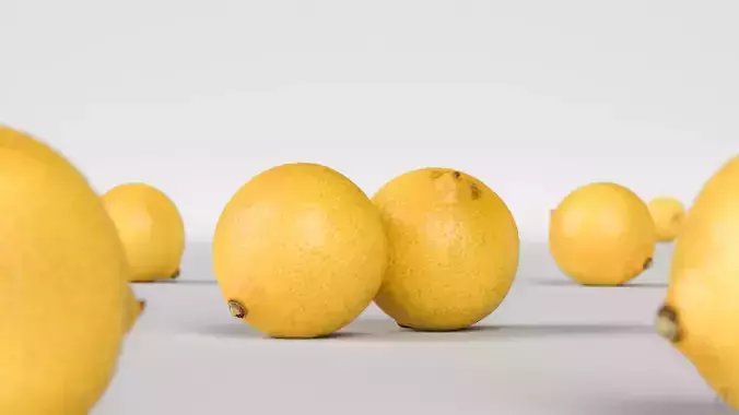Lemon 3D model 2