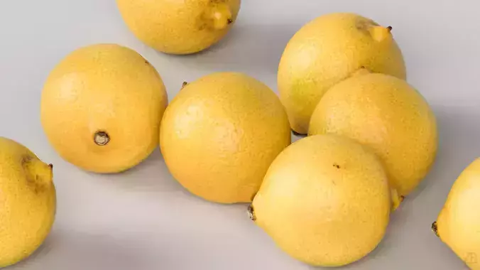 Lemon 3D model 3