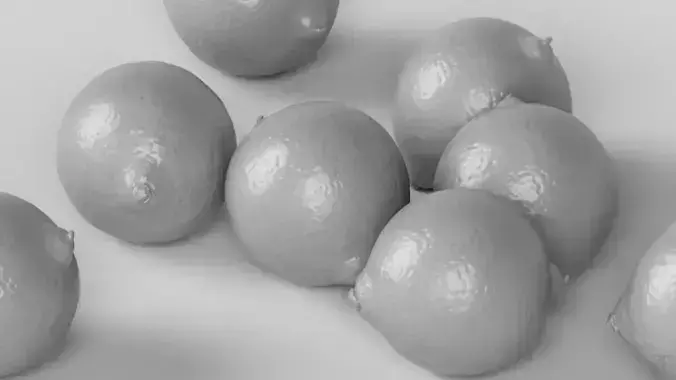 Lemon 3D model 4