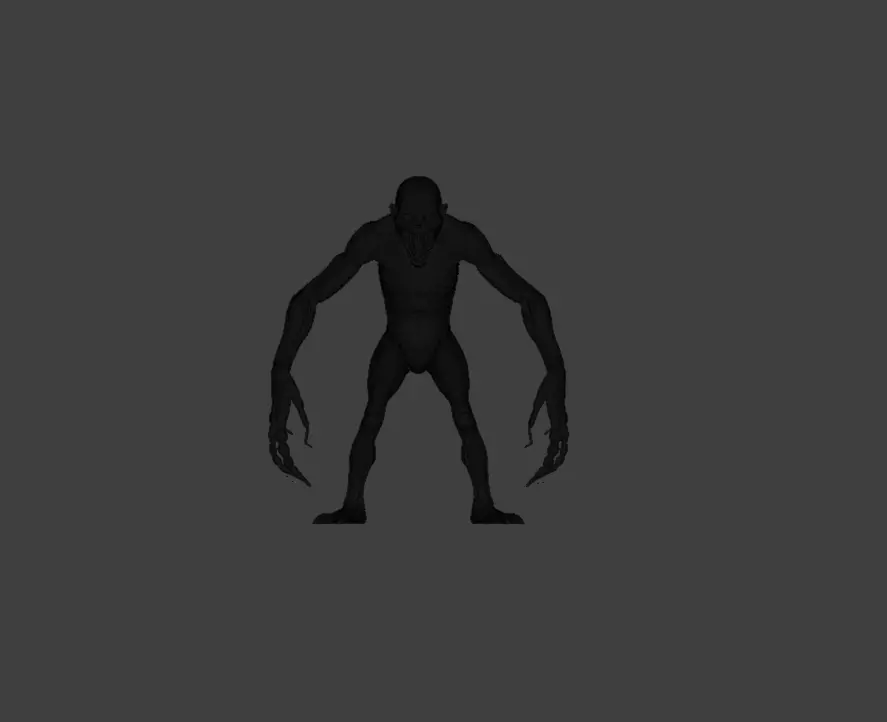 Ravenous Stalker Low-poly 3D model_24