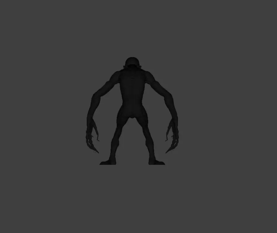 Ravenous Stalker Low-poly 3D model_26