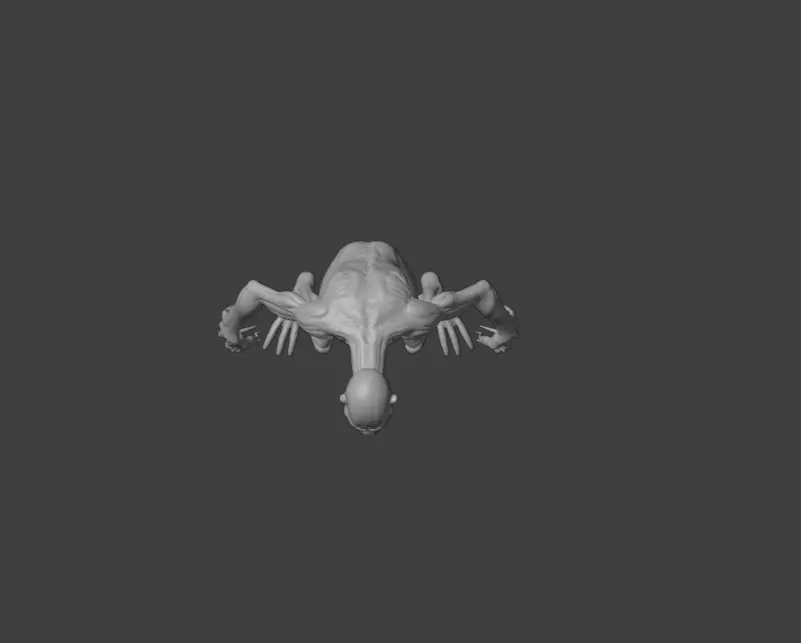 Ravenous Stalker Low-poly 3D model_22