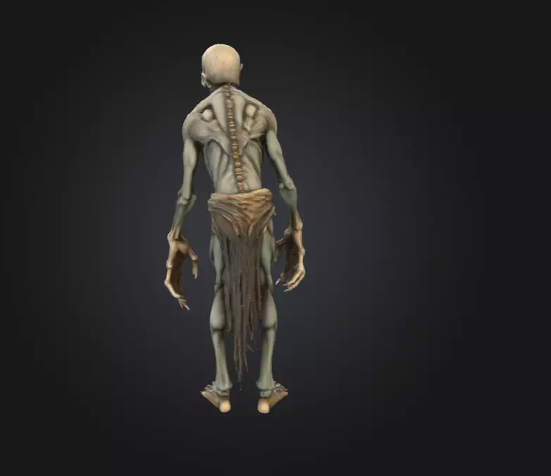 Hollow Wraith Carrier Low-poly 3D model_4