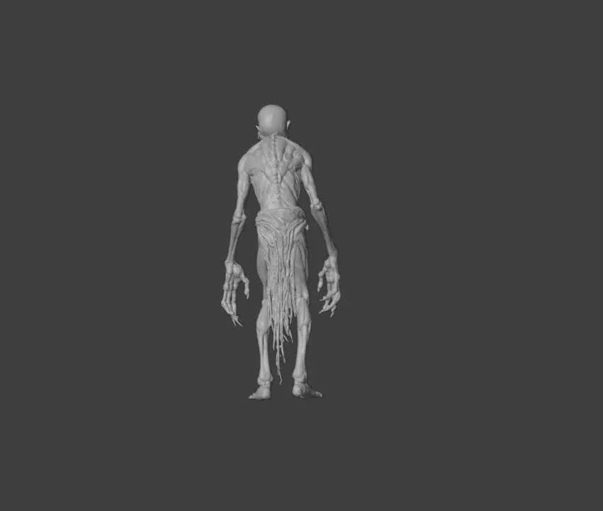 Hollow Wraith Carrier Low-poly 3D model_19