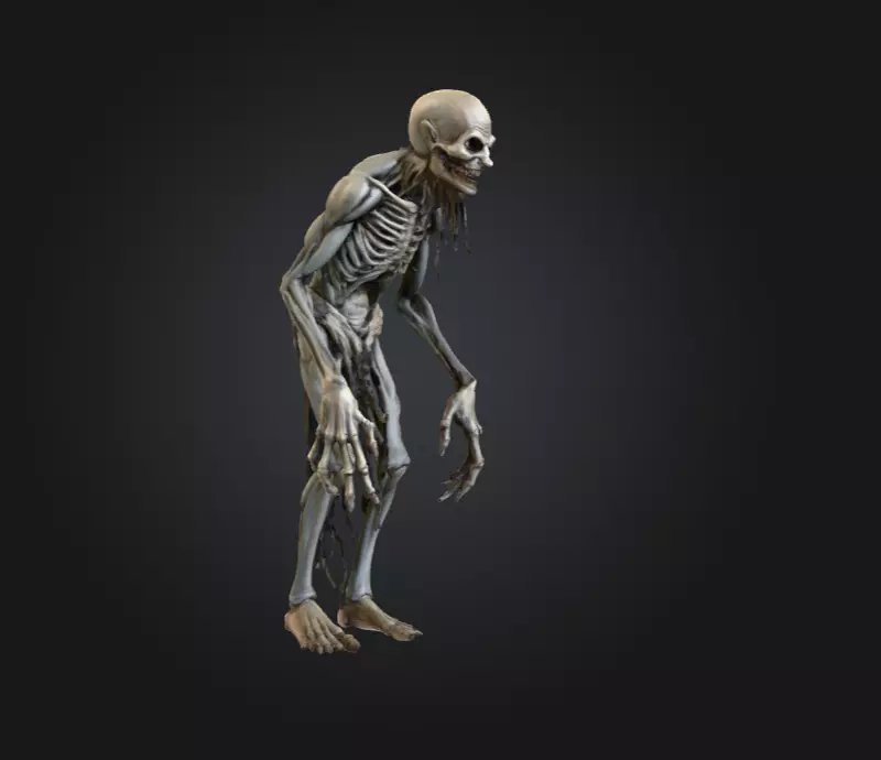 Hollow Wraith Carrier Low-poly 3D model_1