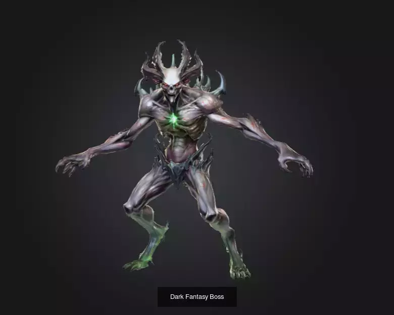 Dark Creatures and Eldritch Horrors 3D Model Collection_14