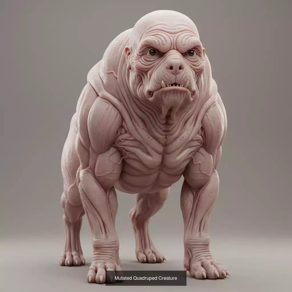 Dark Creatures and Eldritch Horrors 3D Model Collection_11