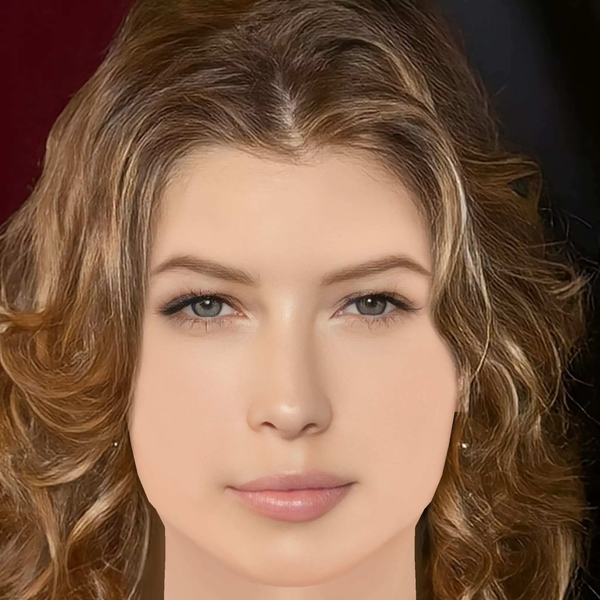 Jessica Biel Head - No Hair - Low poly head for game Low-poly 3D model