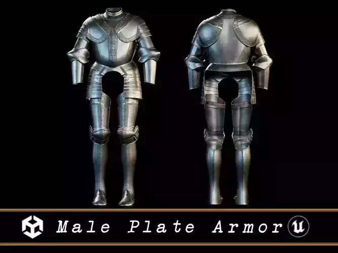 Medieval Male Plate Armor 