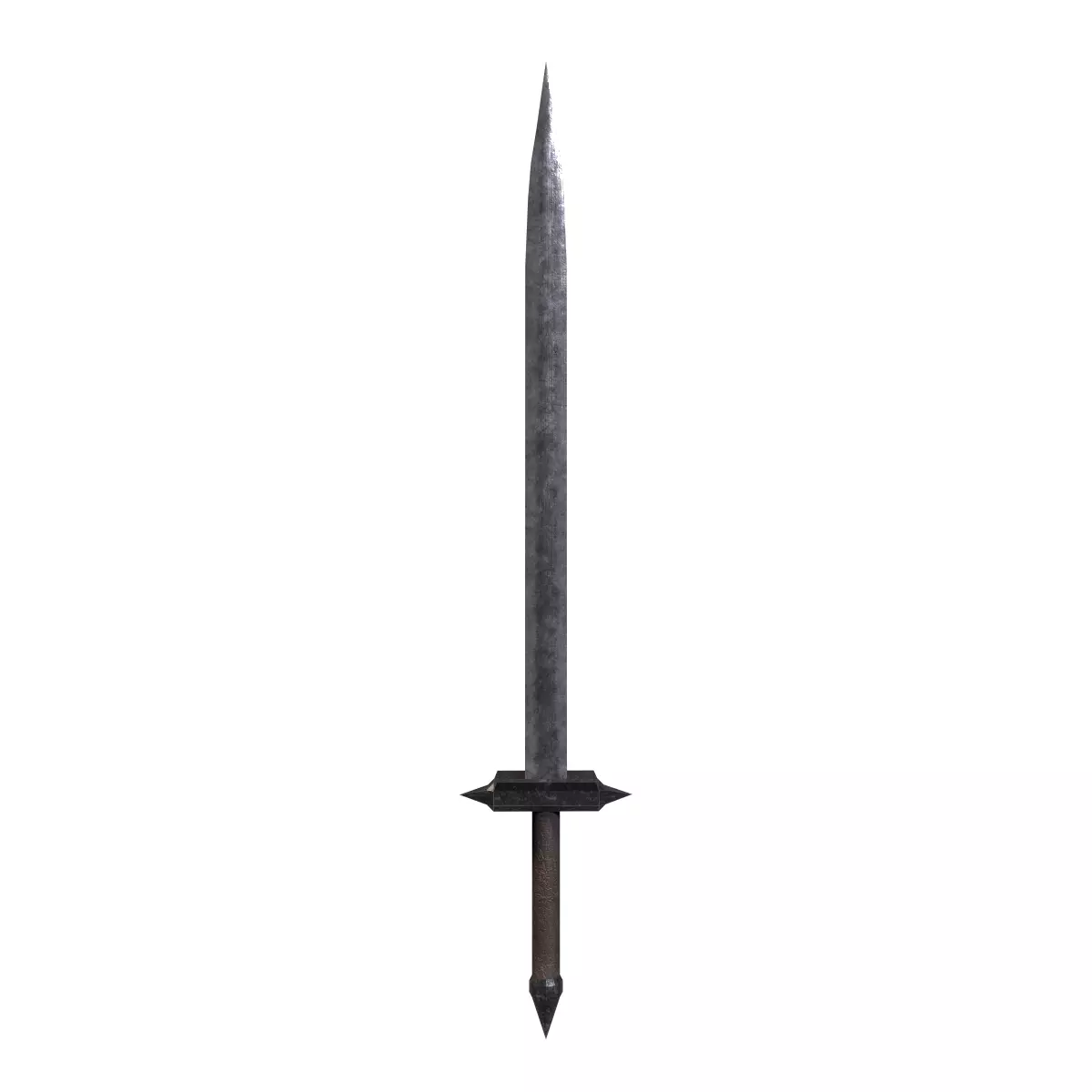 Modular Melee Swords And Shields Stylized Procedural Weapon Pack Low-poly 3D model_31