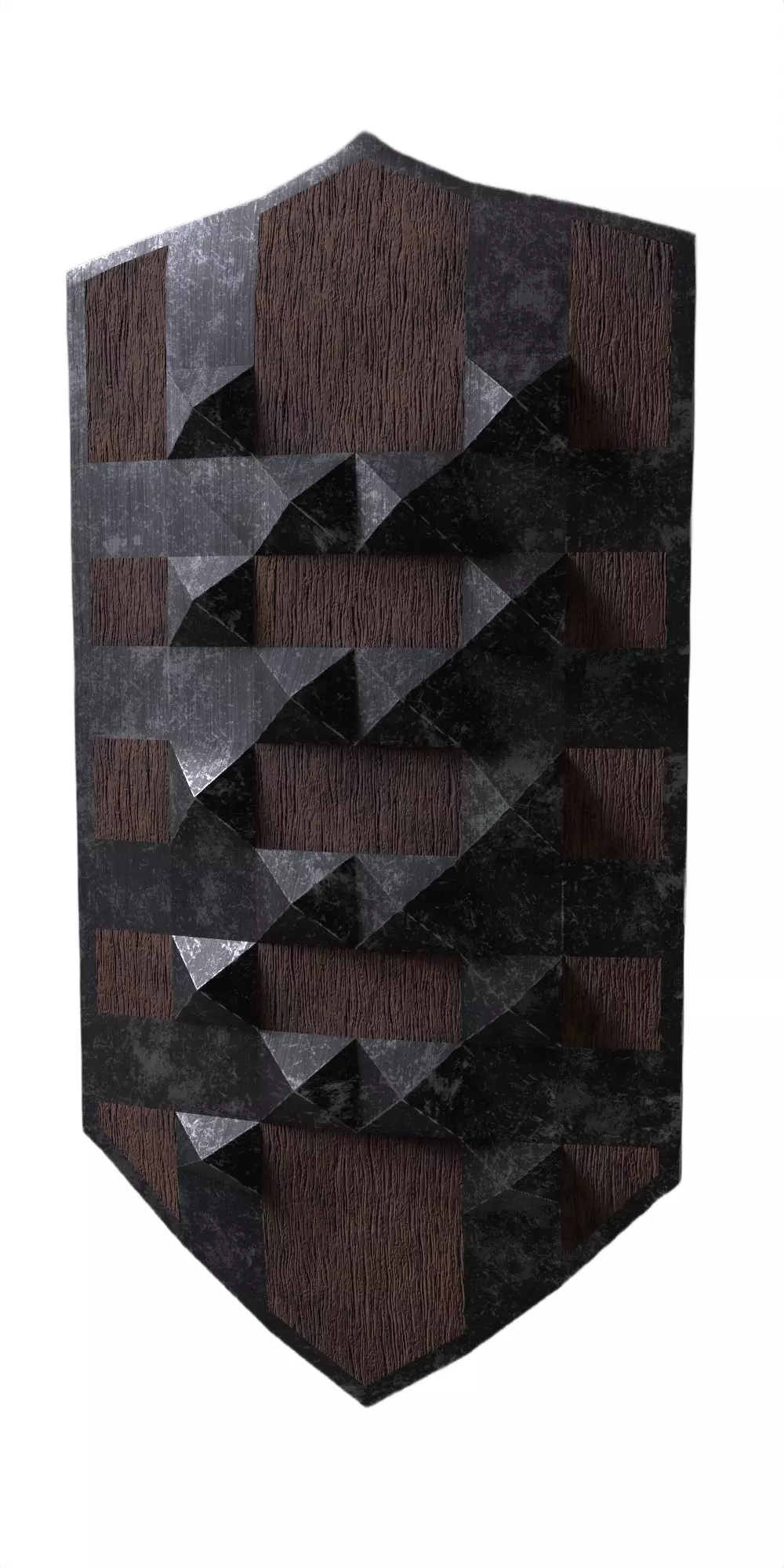 Modular Melee Swords And Shields Stylized Procedural Weapon Pack Low-poly 3D model_73