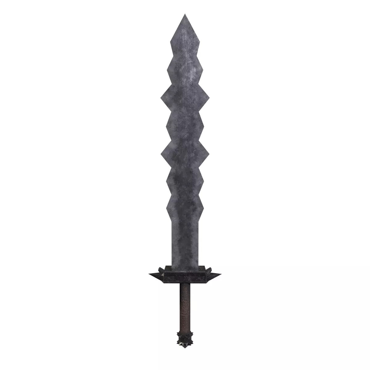 Modular Melee Swords And Shields Stylized Procedural Weapon Pack Low-poly 3D model_19