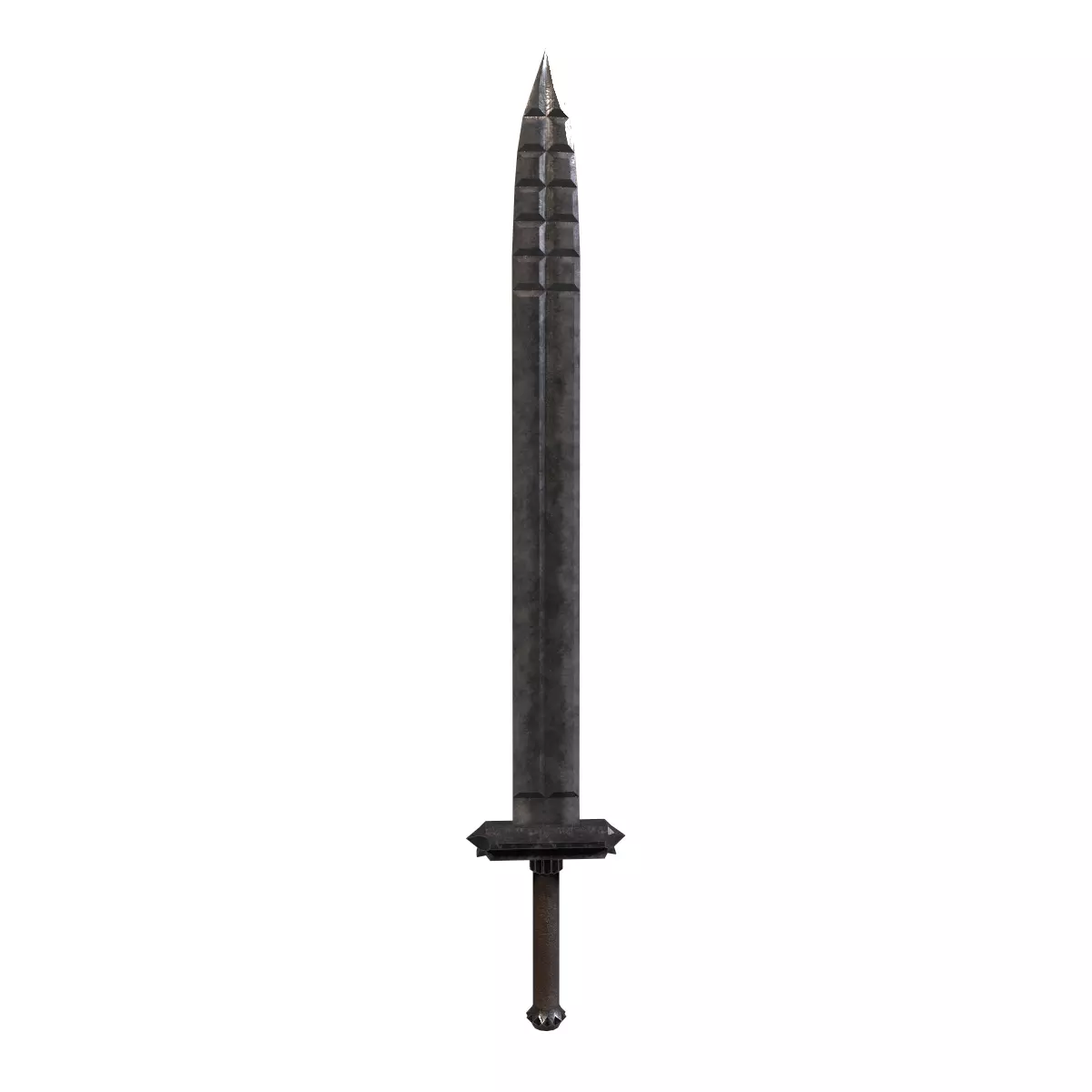 Modular Melee Swords And Shields Stylized Procedural Weapon Pack Low-poly 3D model_30