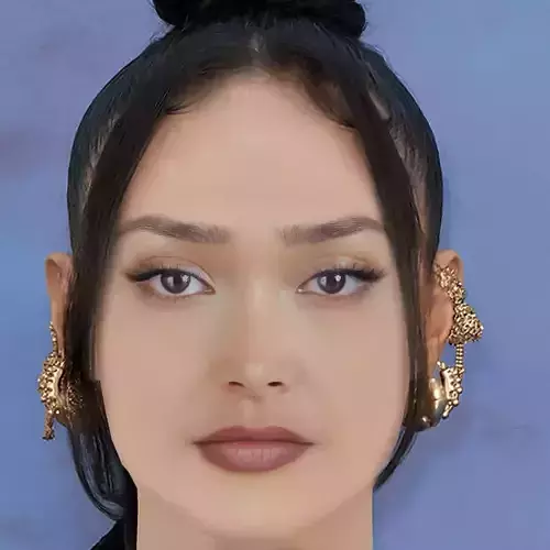 Joy Crookes Head - No Hair - Low poly head for game