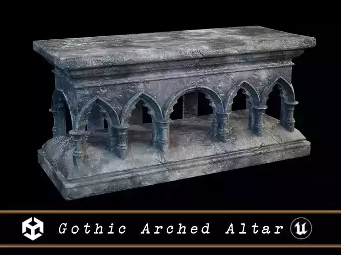 Gothic Arched Altar
