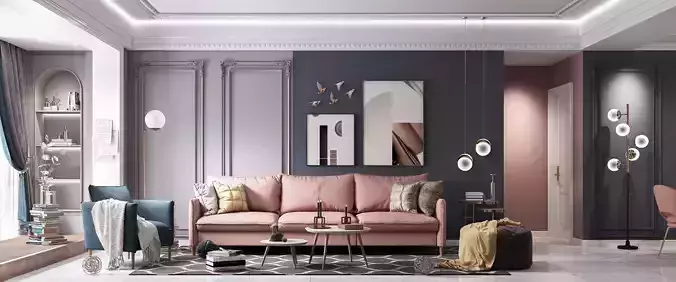 Parisian interior scene