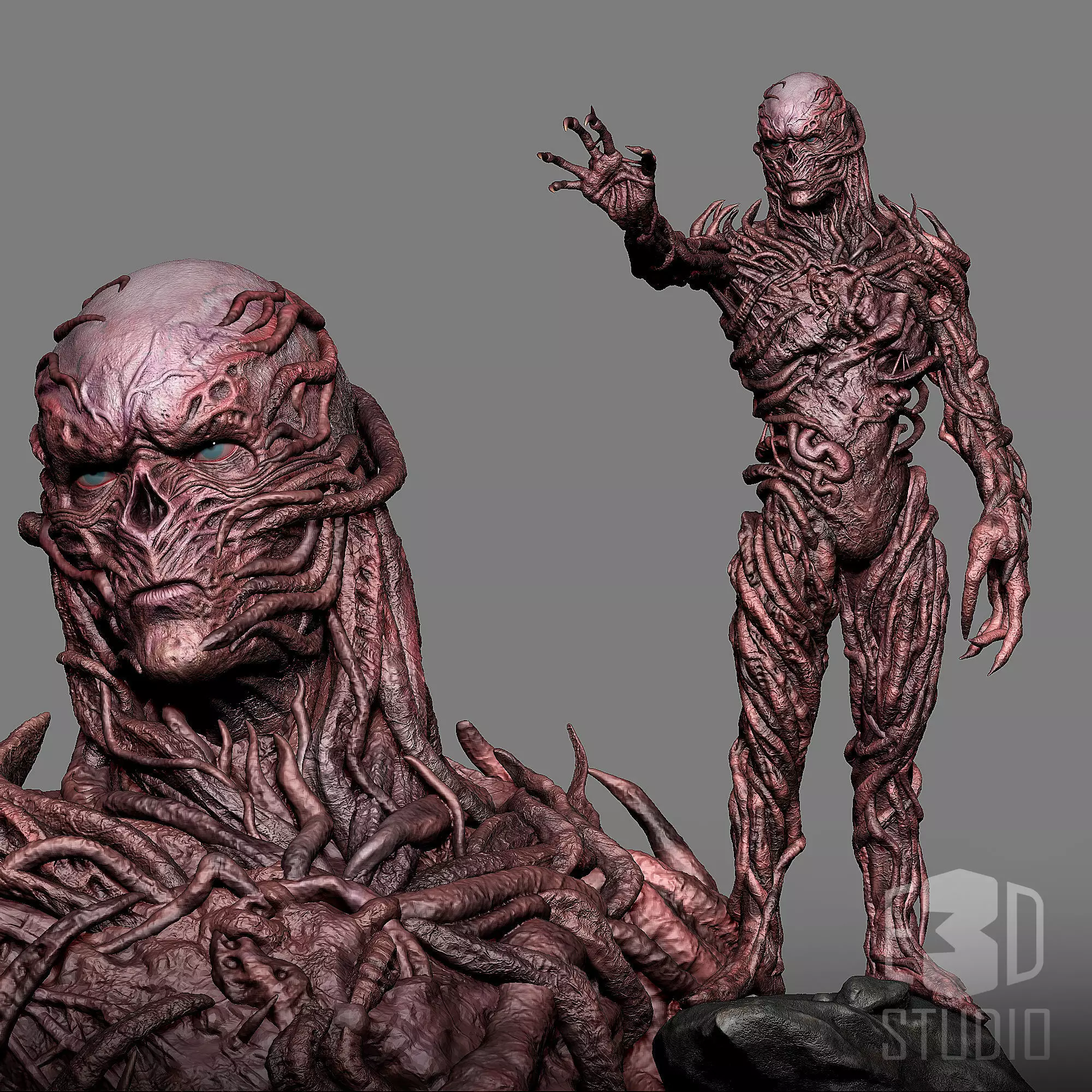 VECNA MODEL FROM STRANGER THINGS 3D print model_0