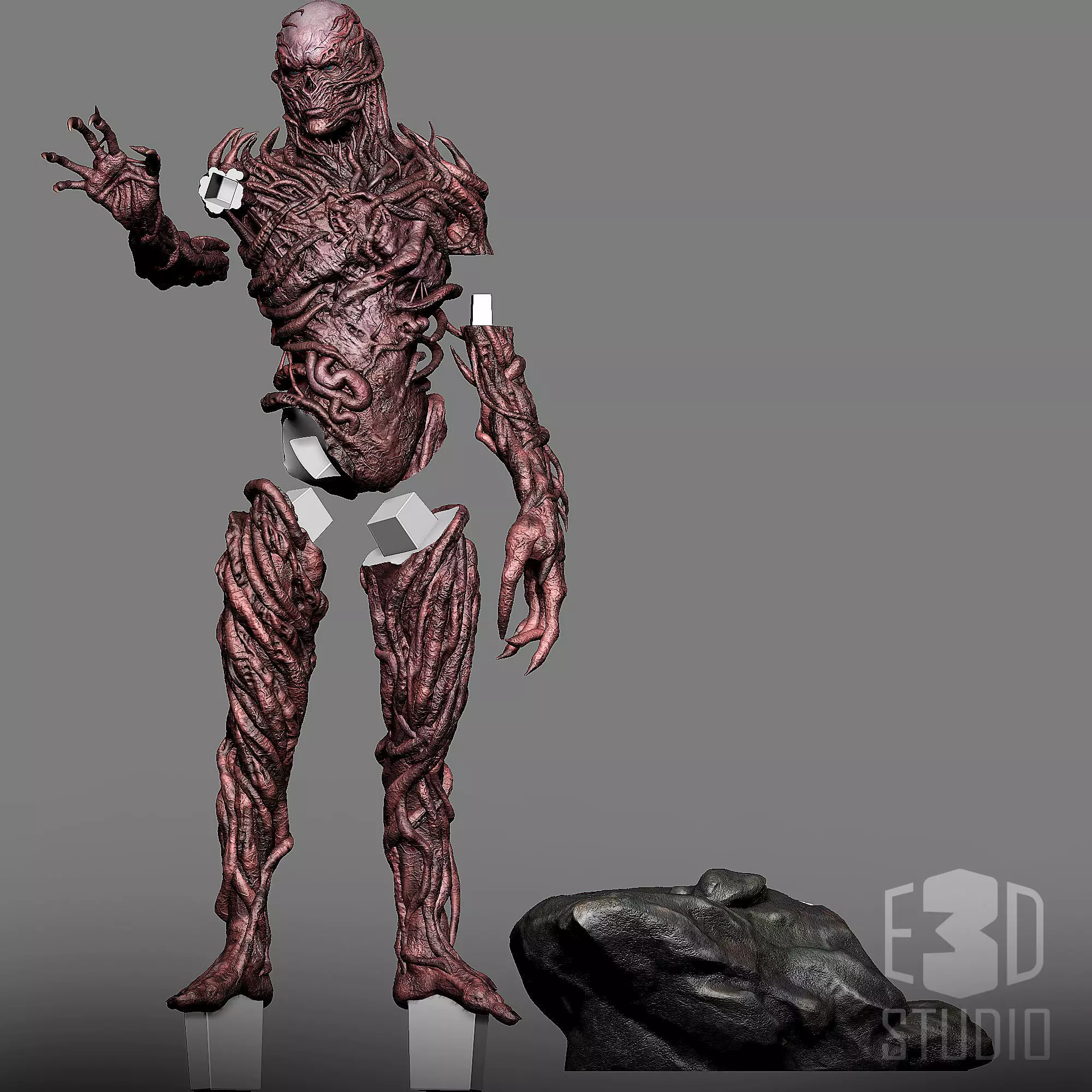 VECNA MODEL FROM STRANGER THINGS 3D print model_4