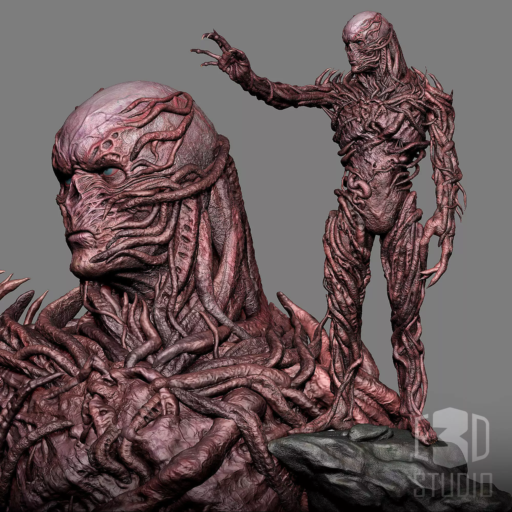 VECNA MODEL FROM STRANGER THINGS 3D print model_2