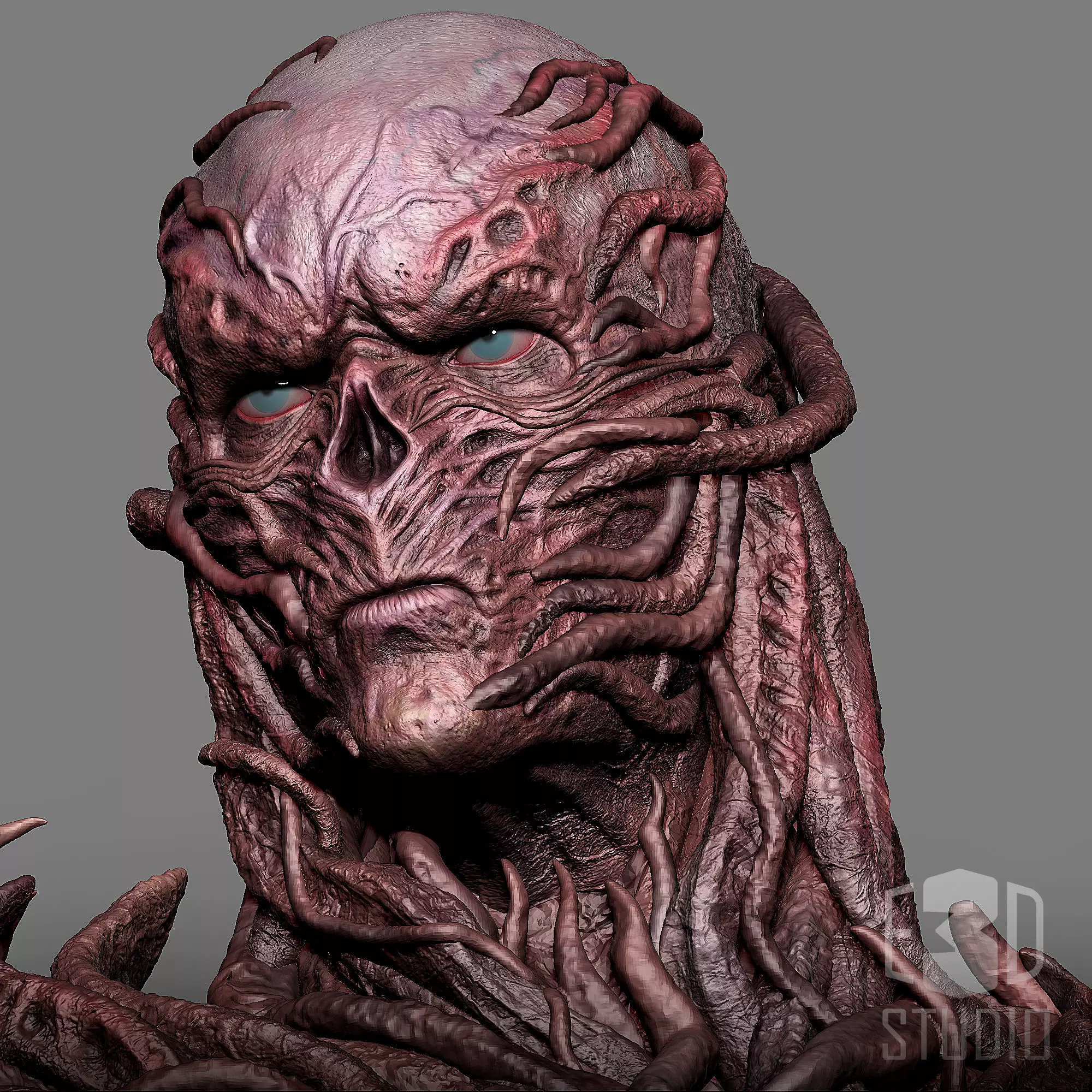 VECNA MODEL FROM STRANGER THINGS 3D print model_1