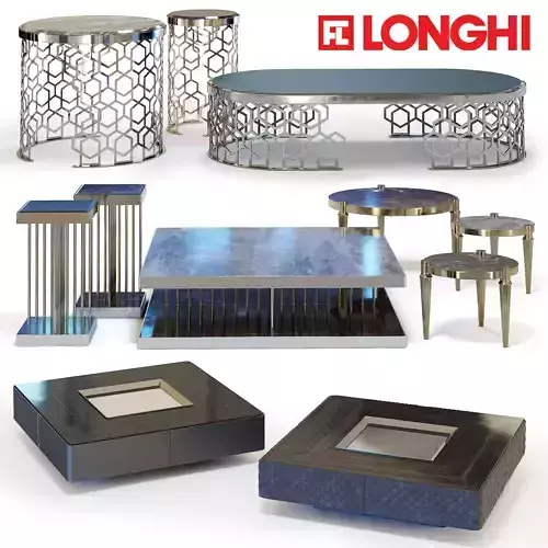 FRATELLI LONGHI Coffee Tables Set 02 3D model