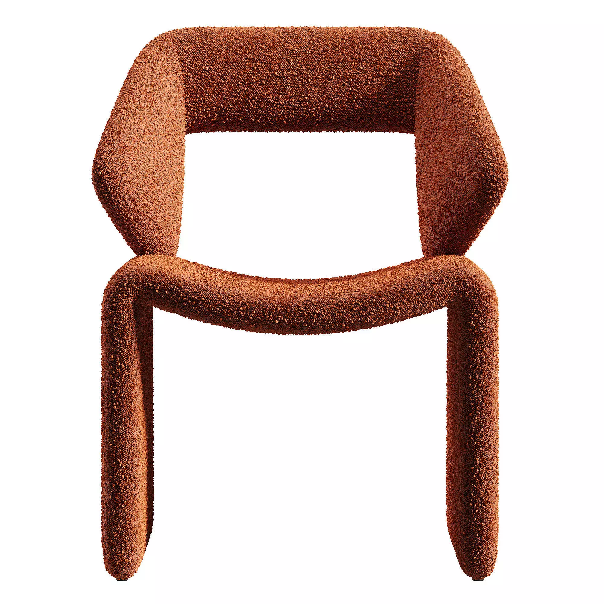 Suit Chair Low-poly 3D model_1